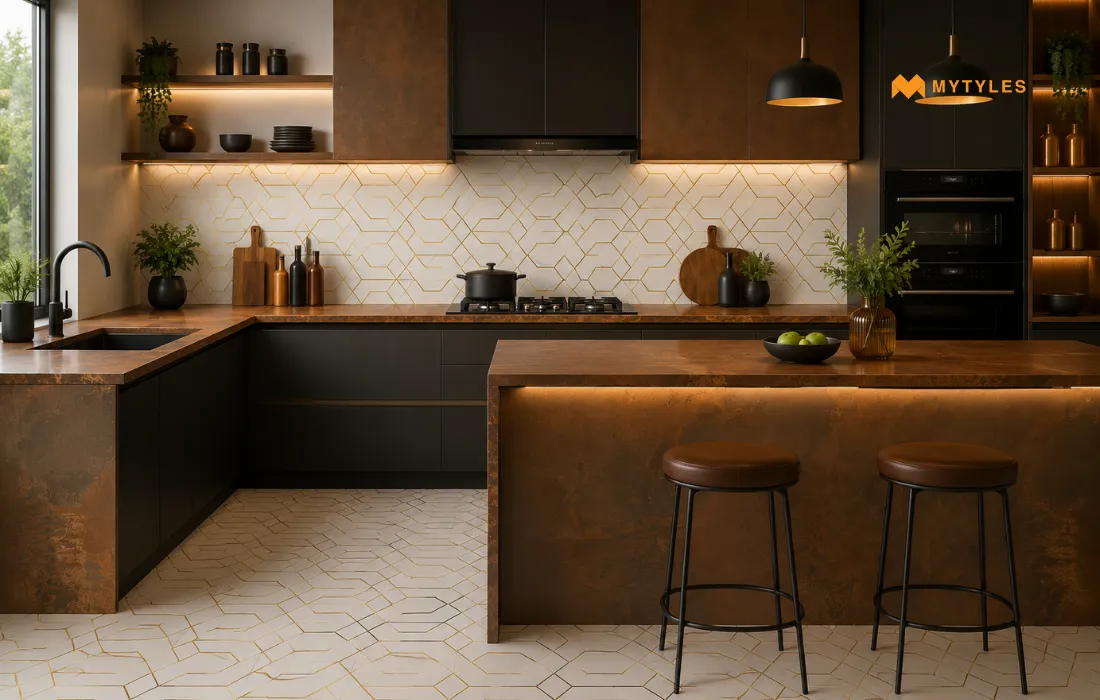 Kitchen Floor and Wall Tile
